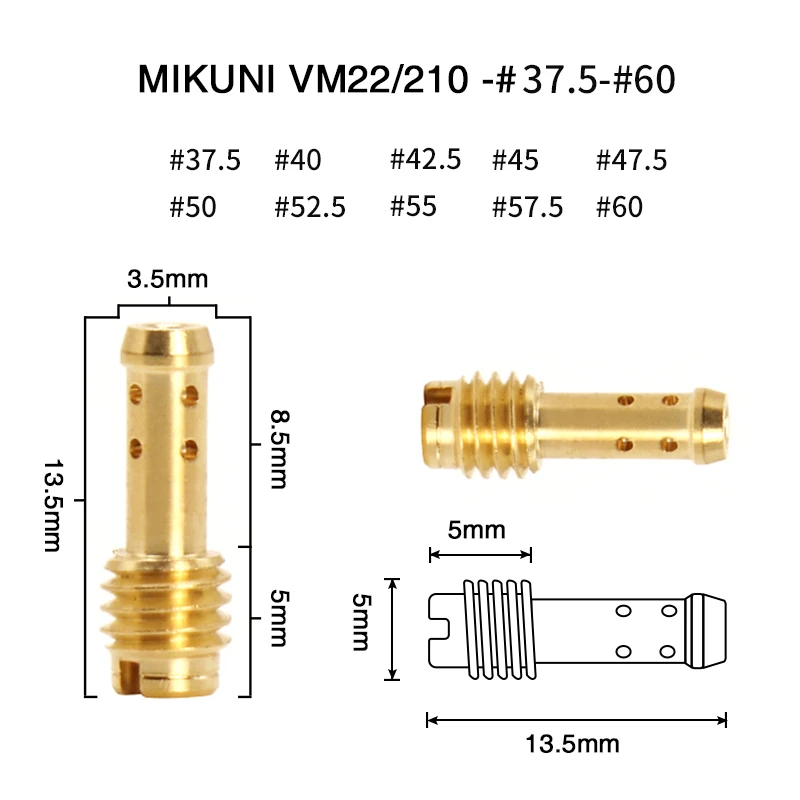 ZSDTRP 10 шт. карбюратор для мотоцикла Idle Pilot Jet для MIKUNI VMTMTMX VM22210 карбюратор (art.: 3920bf9d64f0e) - 3920bf9d64f0e