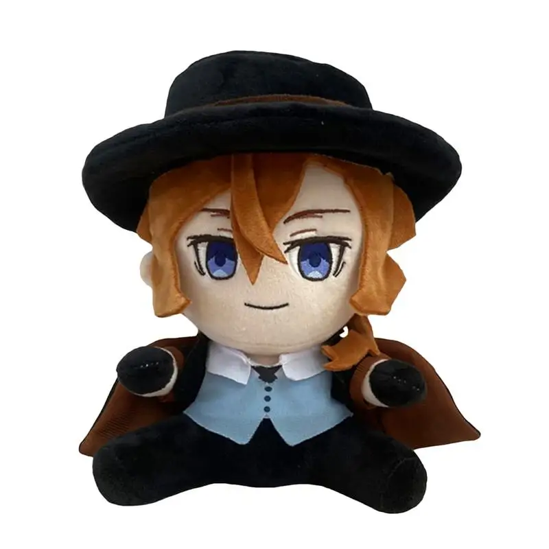 

Nakahara Chuya Anime Bungou Stray Dogs Plush Doll Toy Osamu Dazai Nakahara Chuya Cute Soft Stuffed Pillow Kids Gift 20cm