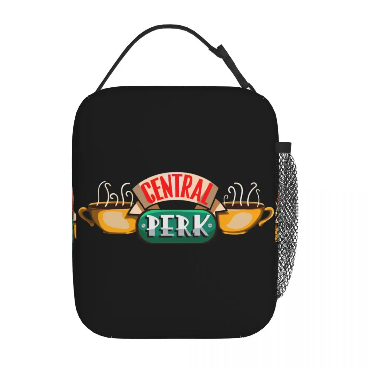 

Central-Perk-Friends Tv Show Insulated Lunch Bags Thermal Meal Container Portable Tote Lunch Box Men Women Beach Travel