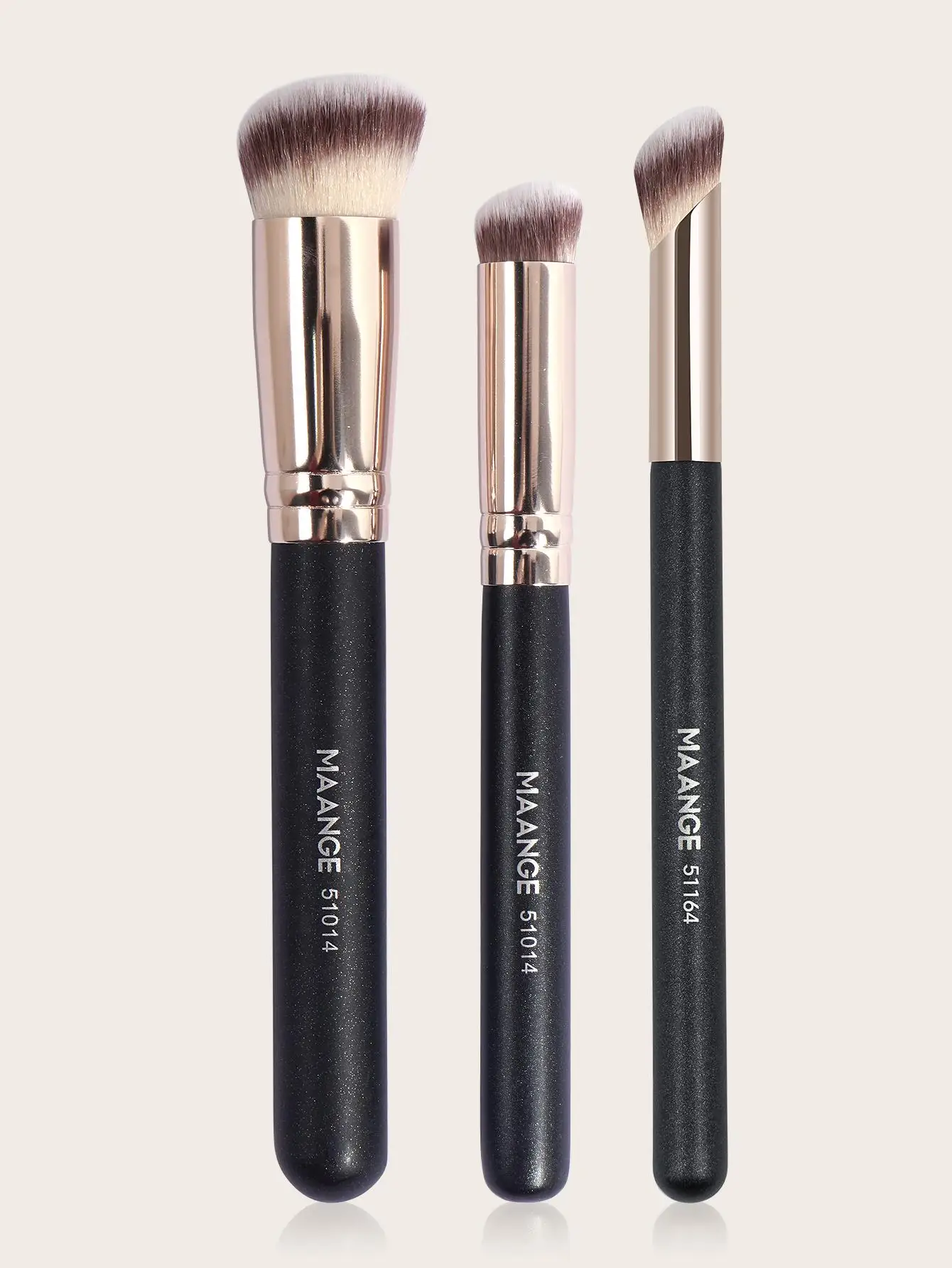 Makeup brush set 3pcs Makeup sponge 2pcs Women Cosmetics Beauty Tools