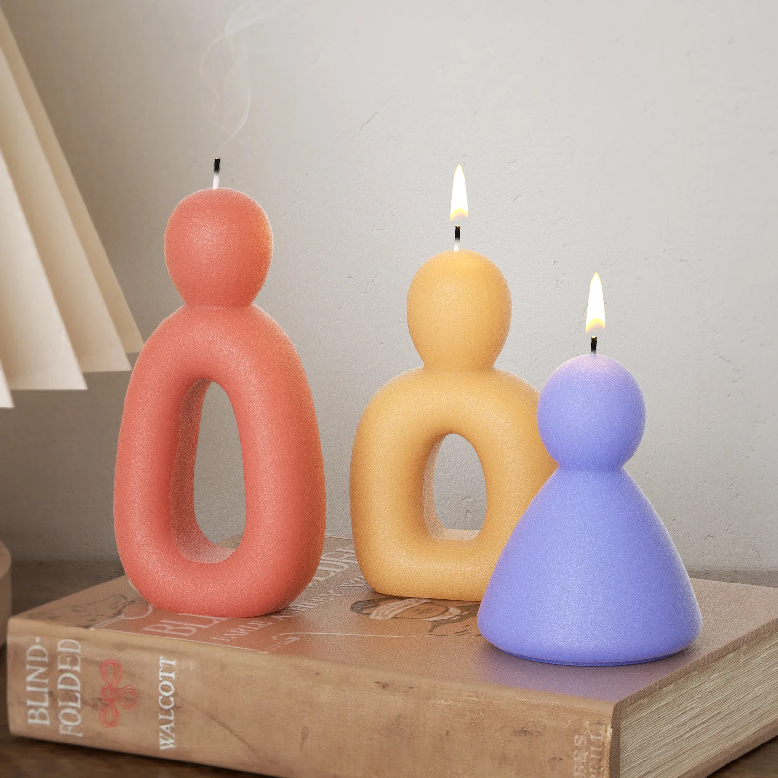 Family Candle Silicone Mold DIY Resin Mold Aromatherapy Portrait Abstract Human Body Manual Soap Gypsum Home Decoration