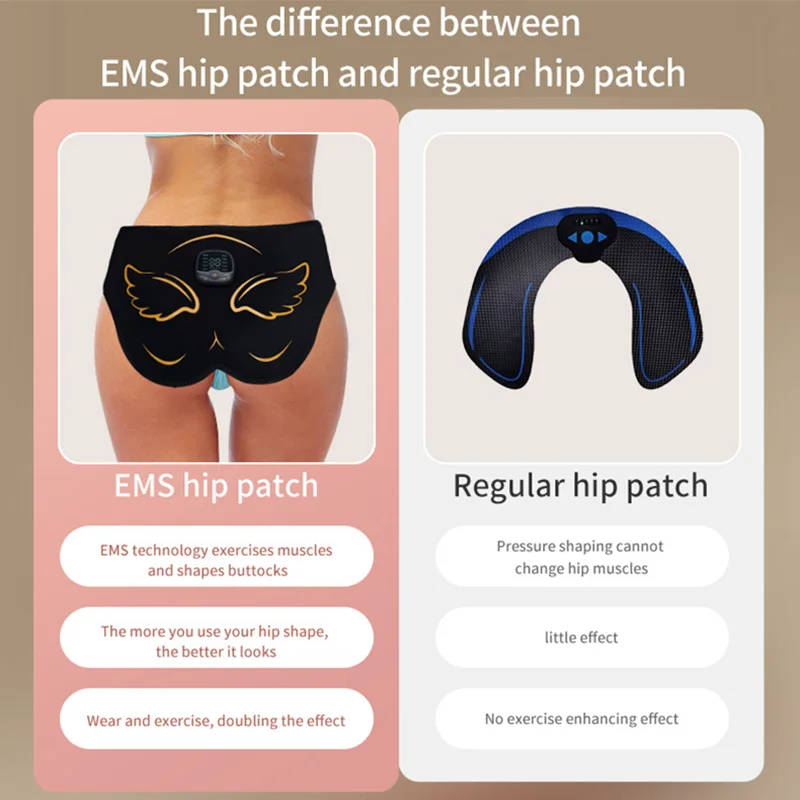 Appareil EMS Stimulateur Musculaire Pour Les Fessiers - Tonifiant Et Liftant