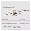 Modern LED Wall Lamp Mirror Decor Lighting 60/80/100cm Long Strip Light For Bedroom Bathroom Washroom Kitchen Indoor Luminaires 6