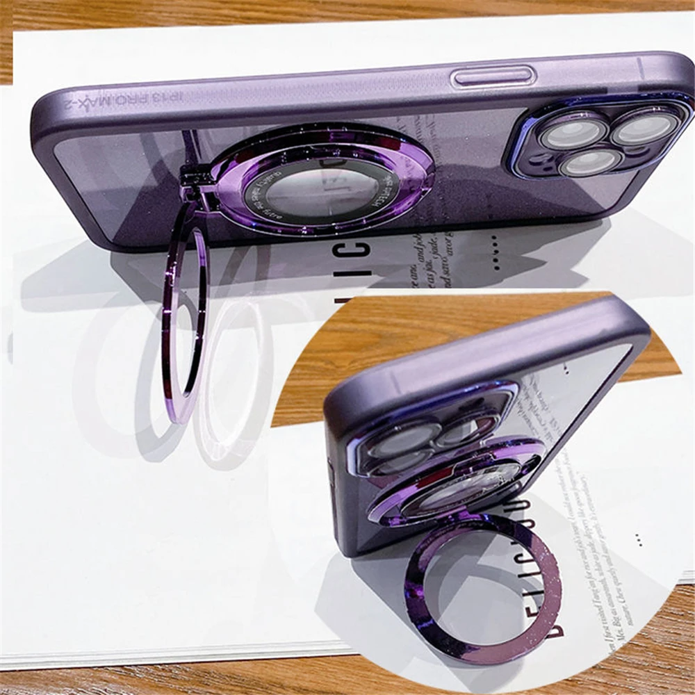 Glitter Crystal Bracelet Phone Holder Case with Bracket Cover