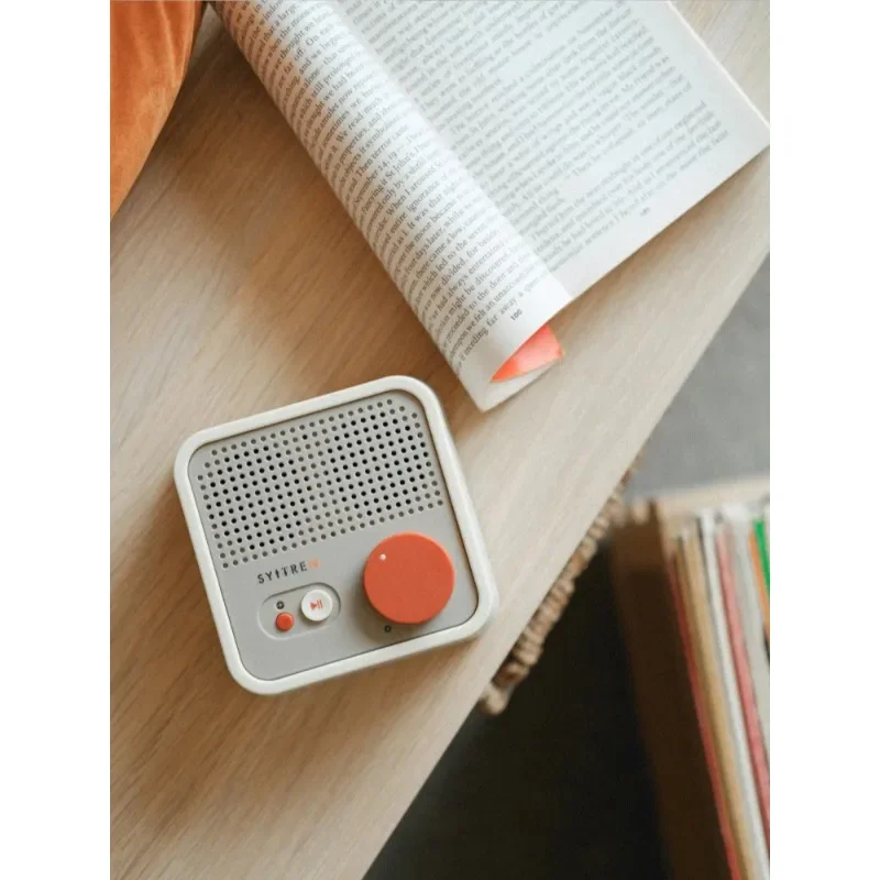 

Mini Bluetooth Speaker N100 Home Portable Wireless Small Audio Simple Ornament Built-in Dual Speaker Stereo Smart Bass