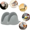 11 Color Style 2 PCS Silicone Oven Gloves Heat Resistant Pinch Mitts Anti Scalding Non Slip Gloves Clip Air Fryer Microwave Oven 2