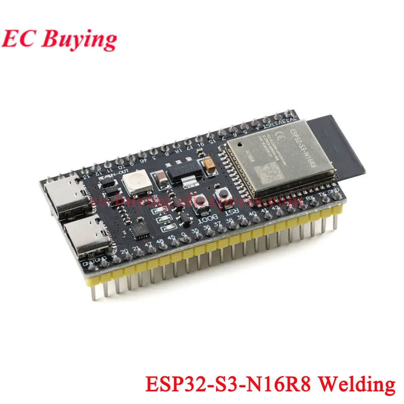 ตัวเลือกสินค้า บอร์ดพัฒนา ESP32-S3 โมดูล Wi-Fi 2.4G และ Bluetooth เสริม Type-C