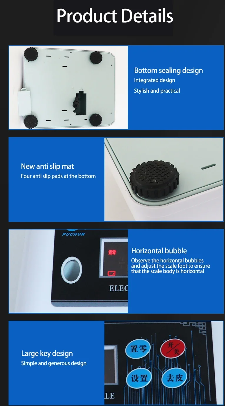 Digital 30kg 15kg 6kg 3kg Electronic Table Top Weighing Scale JSF Waterproof Desktop Weigh Scale