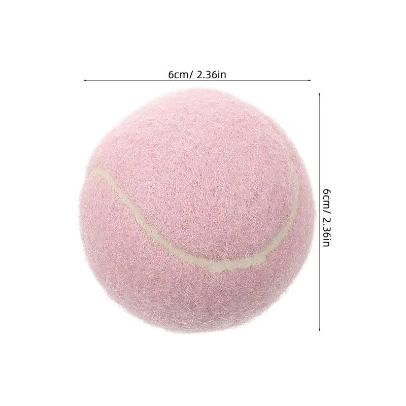 2Pcs Training Tennis Playground Tennis Rubber Beginner Practice Balls for Player Pink tennis For beginner training
