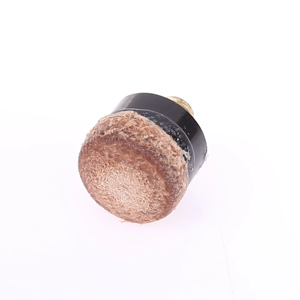 Leather Billiard Cue Tips Replacement Set for Pool Stick Repair