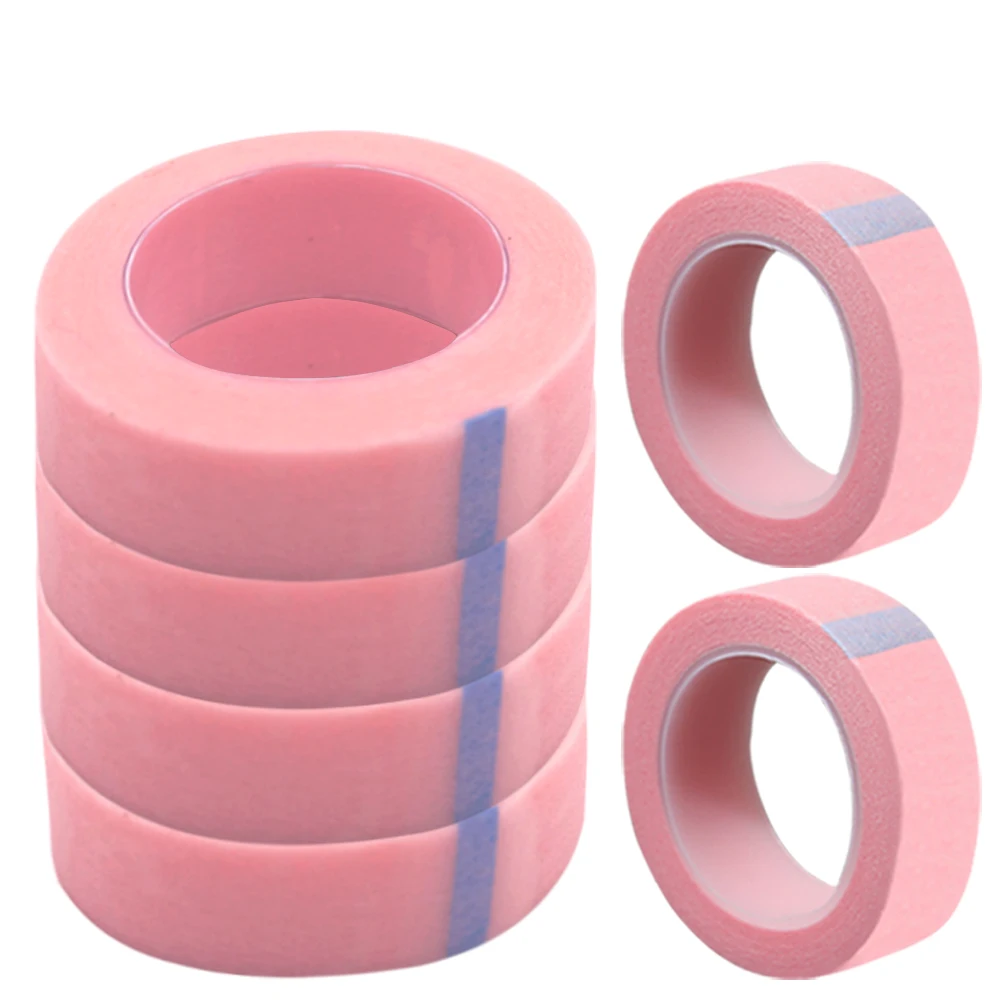 Eyelash Extension Tape 3/5/10pcs Micropore Lash Tape Breathable Medical Tapes Eyelash Extension Patch PE Non-woven Cloth Adhesive Lashes Makeup Tool