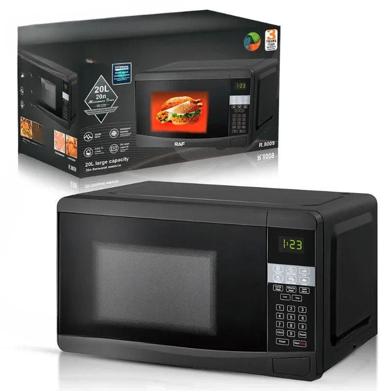 Controsoffitto Display Digitale Microonde Cucina Microondas Elettrico 20L Grande Forno