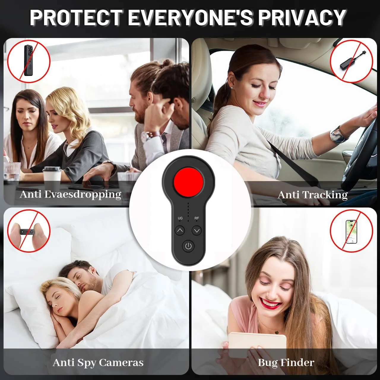 Portable Wireless Camera Detector Hotel Infrared Detector Anti-voyeurism Anti-sighting And Anti-study Monitoring