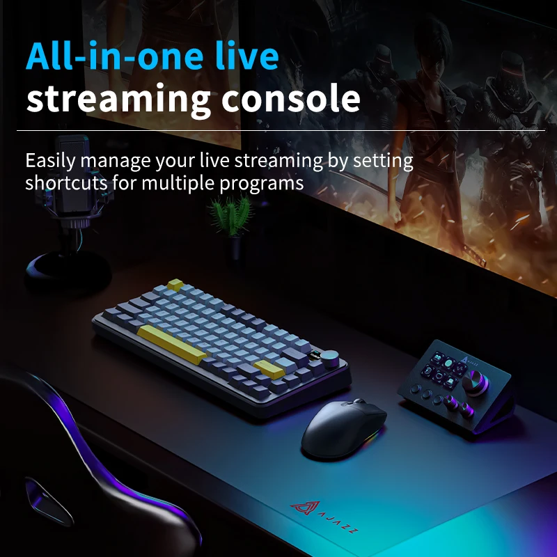 AJAZZ AKP03E Programmable Macro Keyboard Multifunctional Console