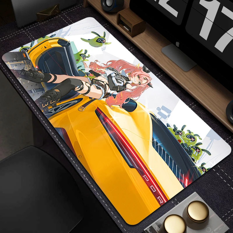 Zenless Zone Zero Jane Doe Gaming Mousepad Gamer Non-Slip Computer Desk Mat HD Print Desk Pad