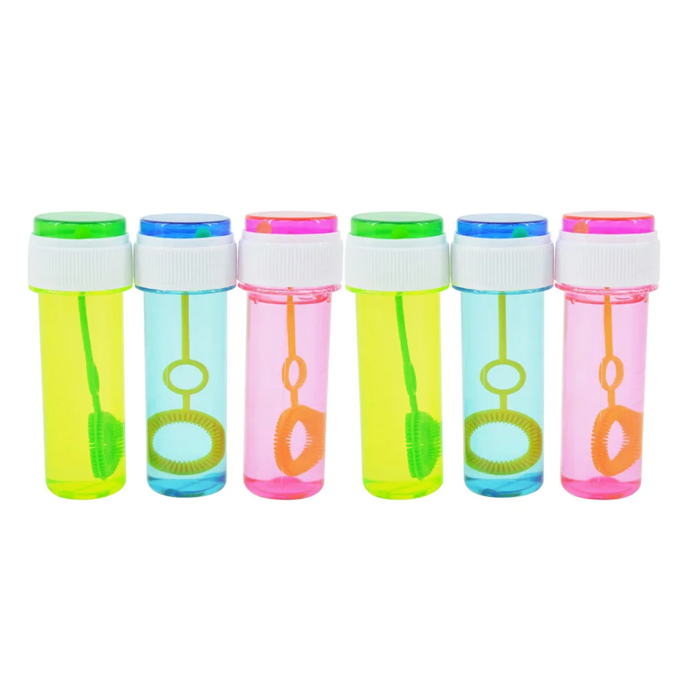 7 Pcs Children’s Toys Outdoor Playing Bubble Wands Bottled Stick with Water Maker Kids 3
