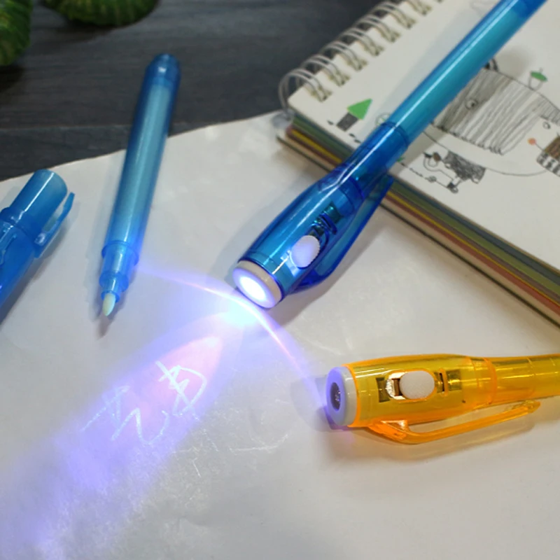Magic Pen Invisible Ink UV Light Pen 1pc