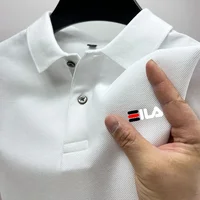 Nouveau polo pour homme d'été avec col rabattable, tendance, pour la pêche en plein air, décontracté et respirant, haut à manches courtes pour homme 5