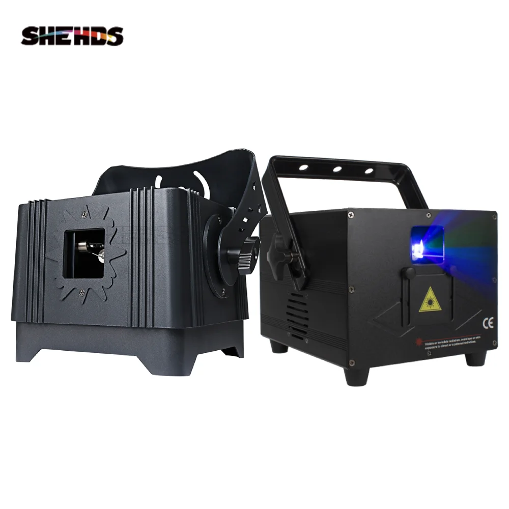 SHEHDS 3W RGB Full Color Animation Laser Stage Lighting Waterproof/Not