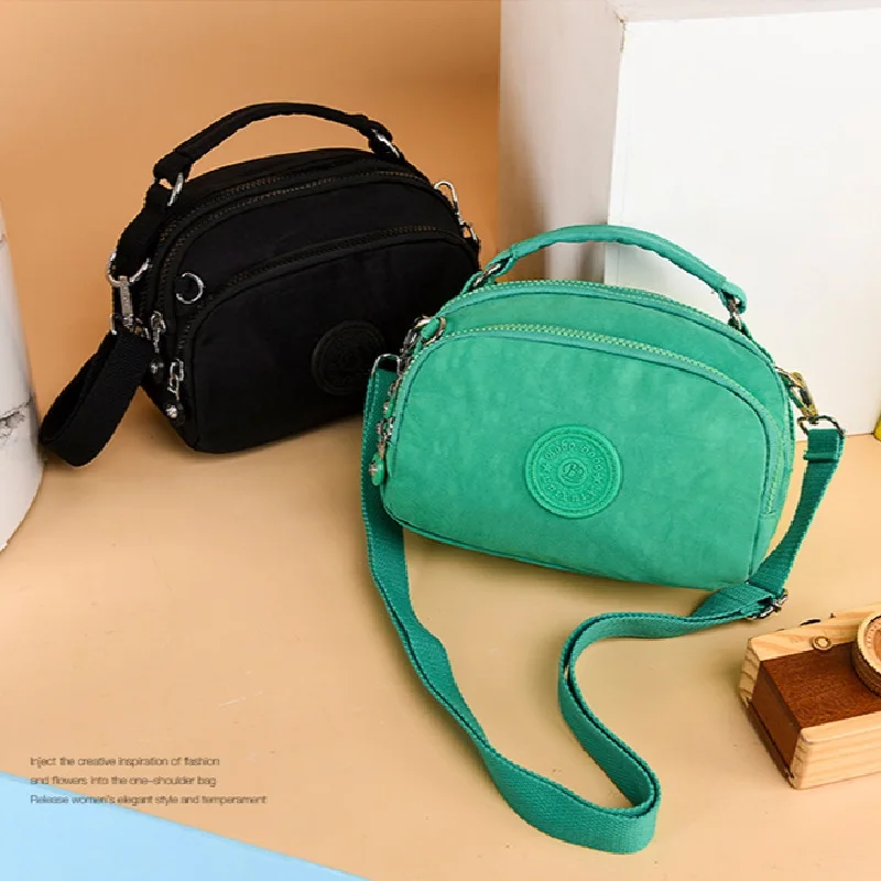 Women Shoulder Bag Fashion Pure Color Casual Tote For Outdoor Bags Canvas Luxury Designer Handbag Zipper Messenger Crossbody