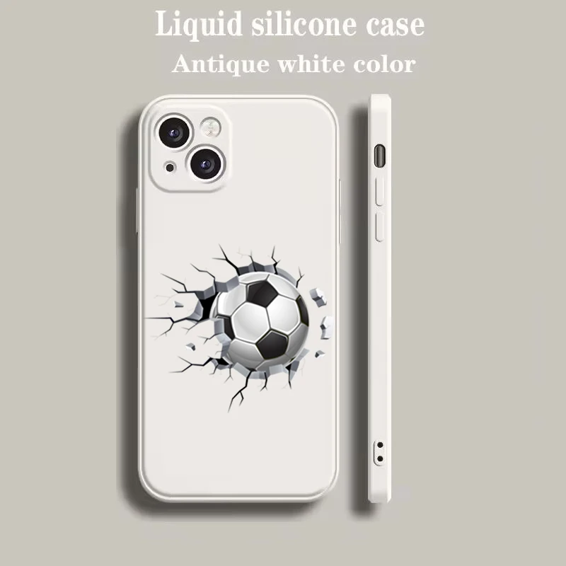 Luxury Silicone Football Phone Case - Premium Sport Design Cover