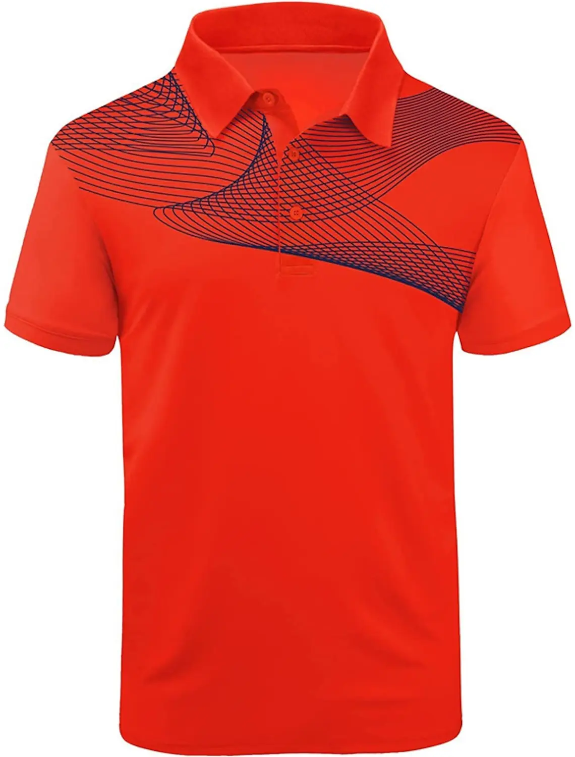 남성용 폴로 셔츠, 골프 셔츠, 그래픽 인쇄, 기하학 선형 턴다운, 야외 거리 반팔, 단추 다운 인쇄 의류, 2024