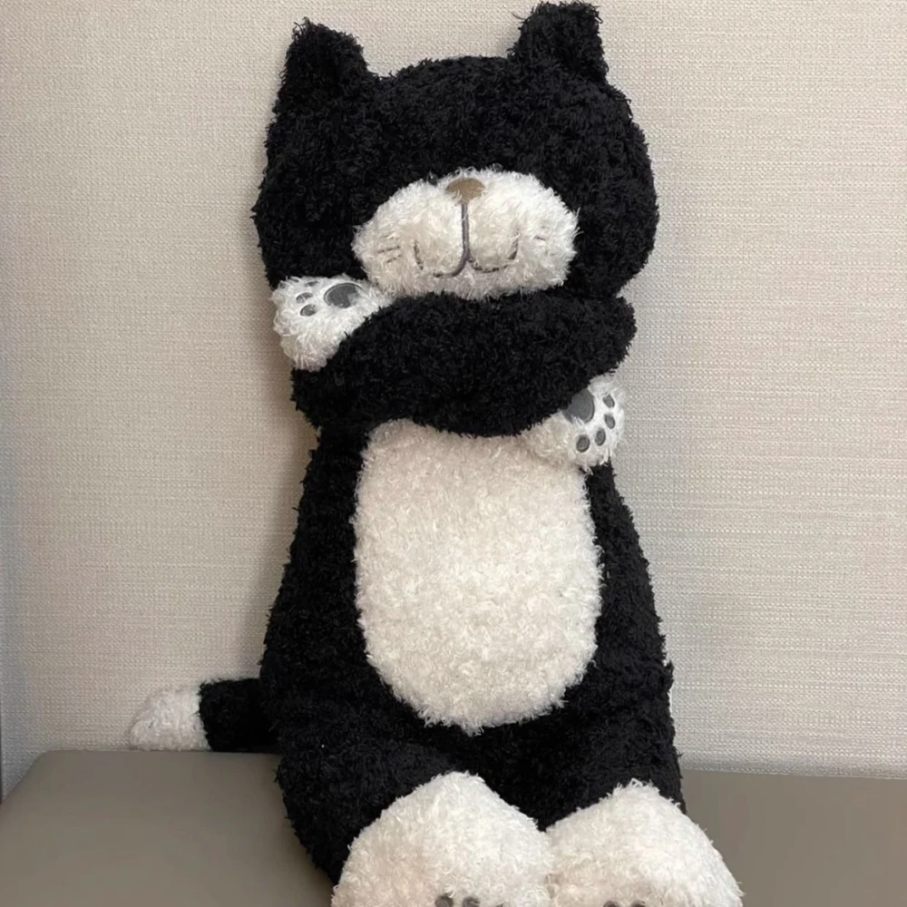 Juguete de peluche de gato de arroz y té de 50CM, juguete de