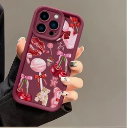 Luxury Cherry Sexy Lip Phone Case - Premium Design Casing - Honor Magic 8 5G (S24516)