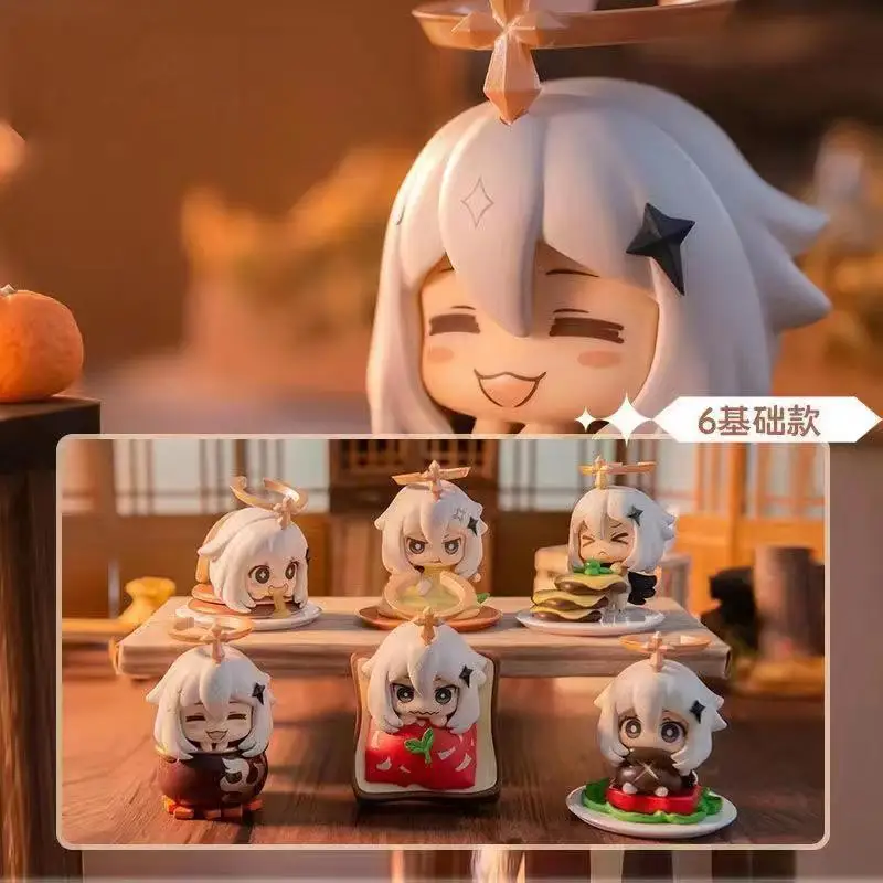 

Genshin Impact's Hand-operated Paimeng is Not an Emergency Food Blind Box Vehicle Tabletop Decoration Peripheral Gifts