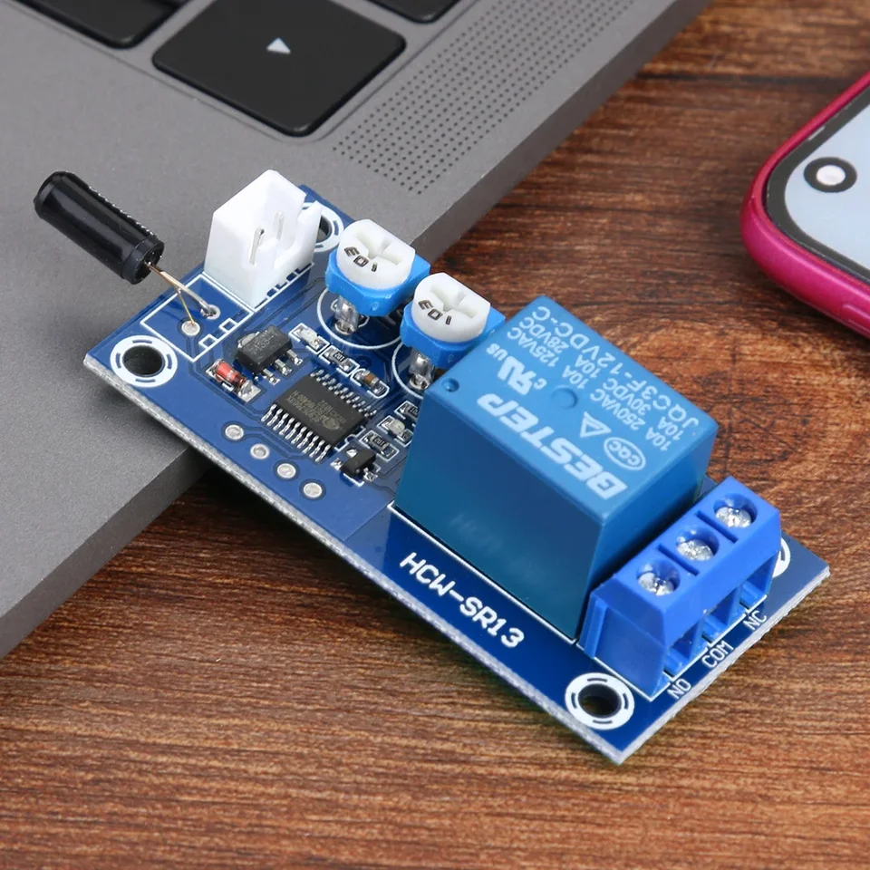 Adjustable Vibration Sensor Relay Switch Module