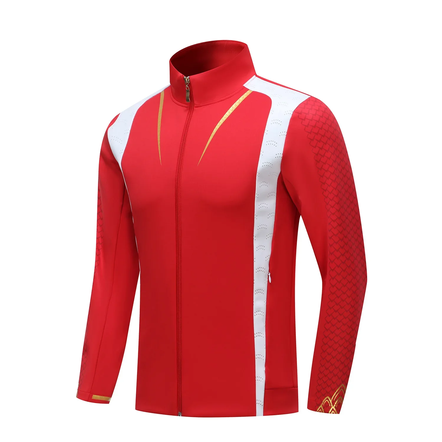 China Team Long Sleeve Sports Casual Jacket For Men And Women Spring Autumn Training And Award Ceremony Baseball Sport Shirt