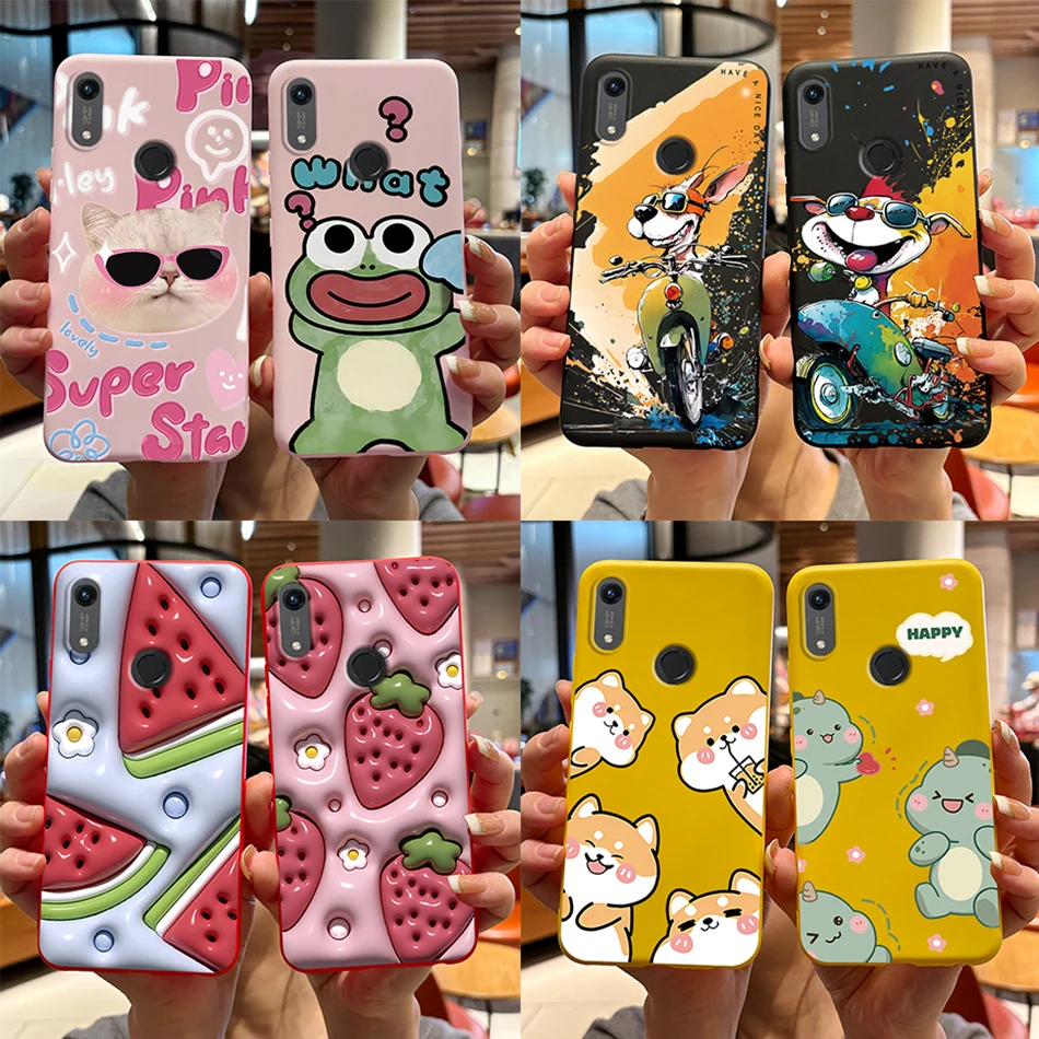 Per Honor 8A Custodia Per Huawei Honor 8A Prime Cover Silicone Bear Cartoon Custodie Morbide Per Honor 8A Pro Jat-Lx1 Jat-L41 Paraurti