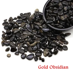 Enhanced Crystal Gemstone Collection for Healing and Home Decor DIY Crafts (Gold Obsidian)