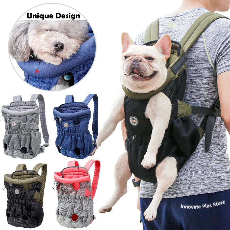 

Portable Breathable Soft Dog Chest Bag Backpack for Small Medium Dogs Teddy Travel Outdoors Carry Bag Dog Carrier for Chihuahua