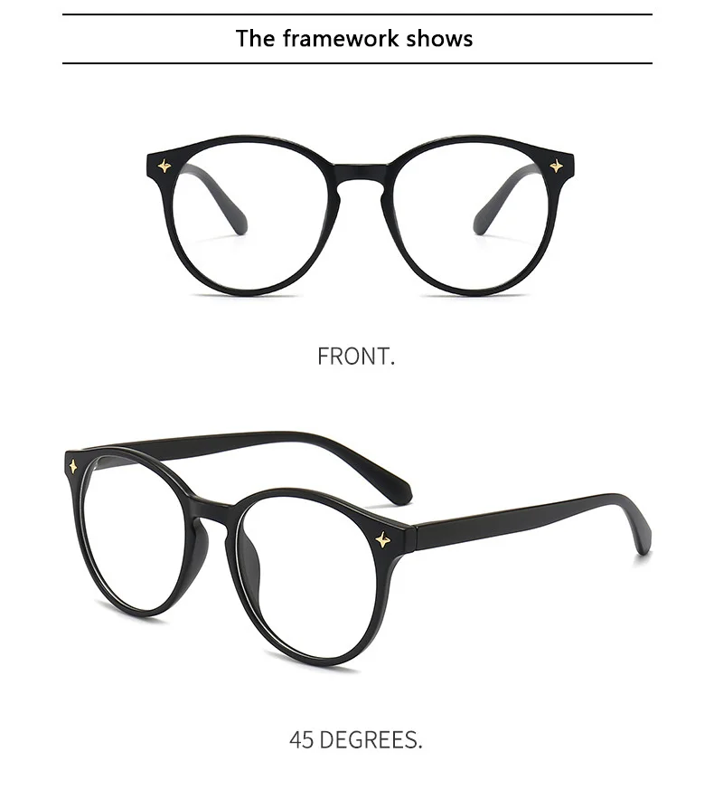 6-in-1 polarisierte Sonnenbrille für Herren und Damen, magnetische Clip-on-Brille, TR90, optische Brillengestelle mit Sehstärke, Magnetklammern 2231 – Detail 14