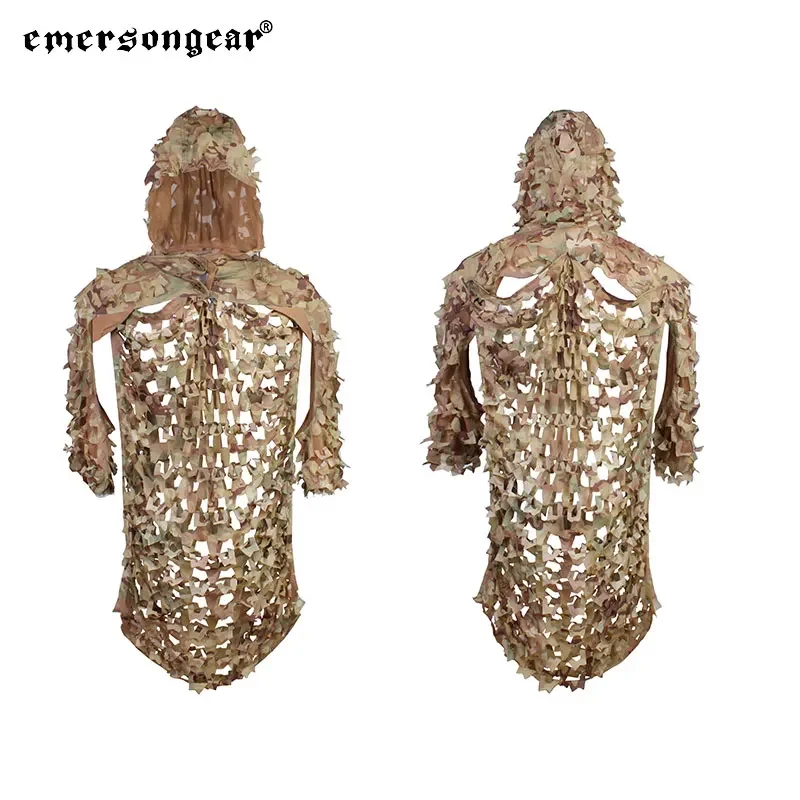 Combinaison Ghillie légère Emersongear camouflage discret pêche chasse secrète vêtement sniper
