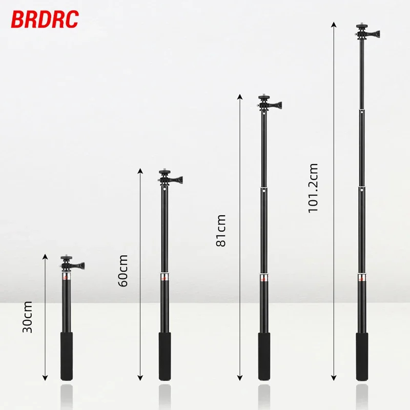 Brdrc Selfie Stick Per Dji Pocket 3/Insta 360/Action 4/Gopro Camera Univerasl Extended Selfie Stick Vlog Accessori Per Scarpe