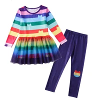 Filles Gabby habiller Costume maison de poupée dessin animé jeu de rôle 2 pièces ensembles rayé Tulle robes enfants jeu jouer thème robe 6