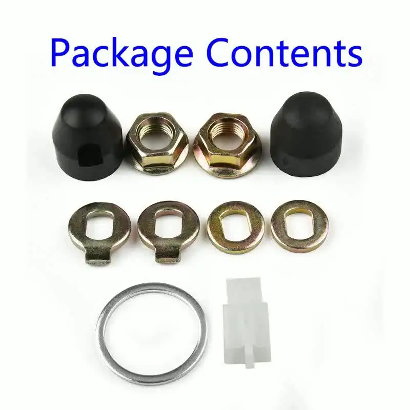 Screw Electric Bike Parts Nuts With Washers Electric Bike Hub/motor Axle 12mm Lock Nut Washer Spacer Set,bafang MXUS Conversion Kit