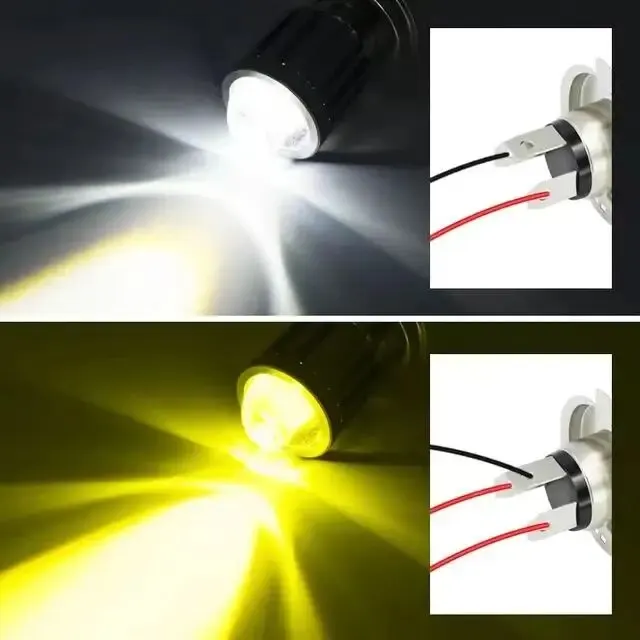 10000Lm motorcycle led lights H4 H6 BA20D CSP Lens White Yellow Hi Lo Lamp Scooter Accessories Fog Lights 12V