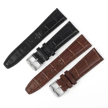 

Bamboo Pattern Leather Watch Band Strap 22mm Genuine Leather Watchband Bracelets Replacement