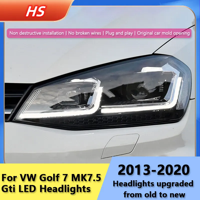ForVolkswagenVWGolf7HeadlightAssembly13217MK75GtiHeadlightsLEDModified.jpg