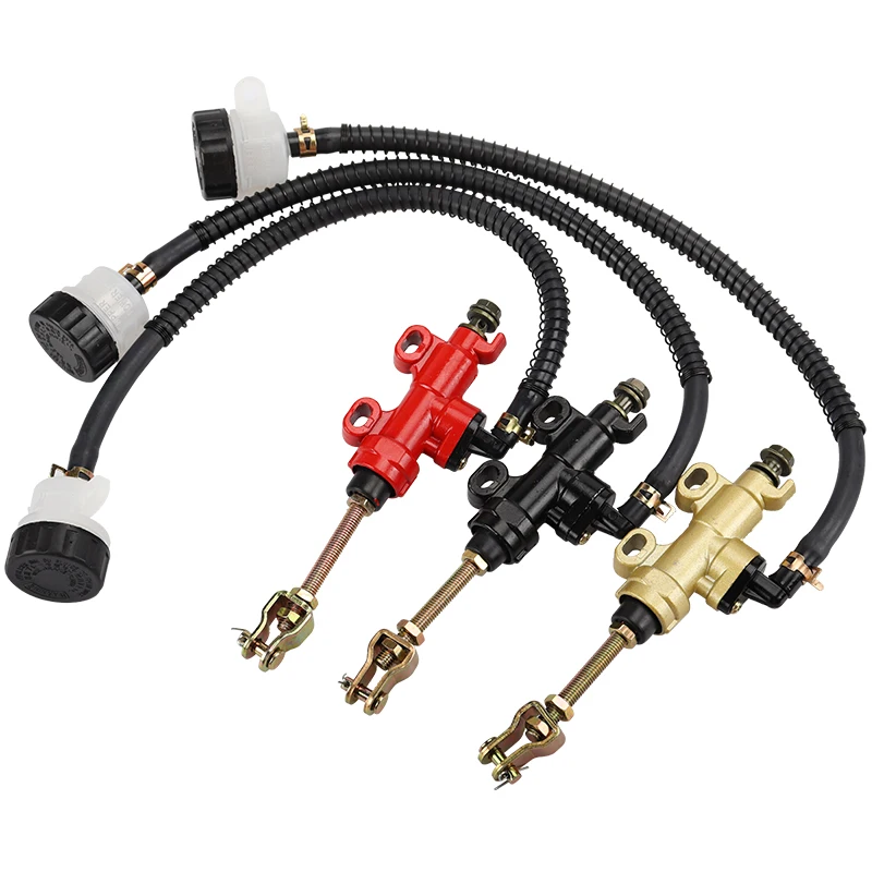 Pompa Freno Posteriore Universale Per Moto Pompa Idraulica Per Atv 50-250Cc Pit Dirt Bike Suzuki Honda Yamaha