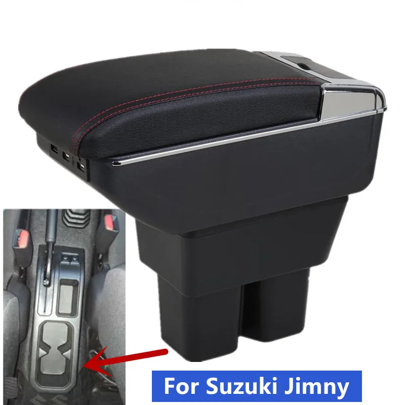 Für Suzuki Jimny Armlehne box Für Suzuki Jimny JB64W JB74W 2018-2023 Auto  Armlehne Zentrale Lagerung box mit USB auto zubehör - AliExpress