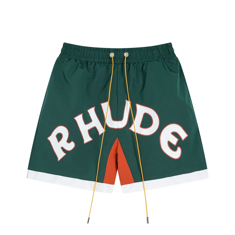 High Quality Streetwear Multi-color Rhude Beach Shorts Men Women Loose Breathable Casual Shorts