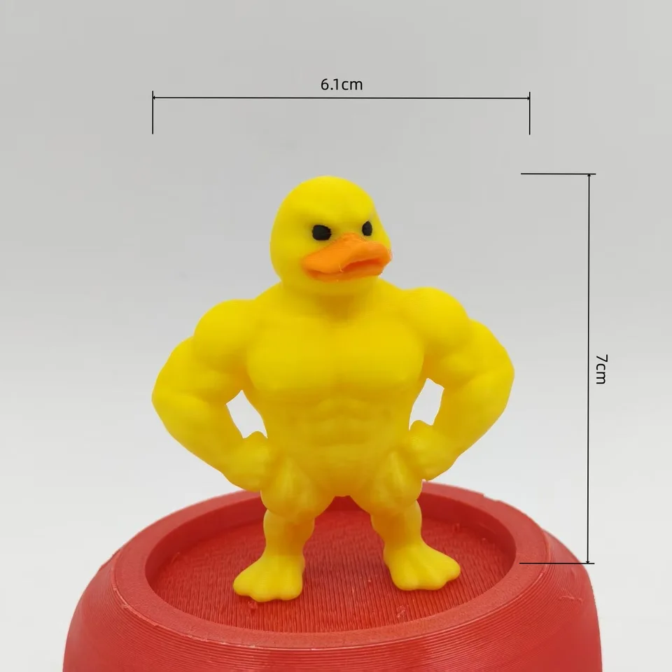 Statue De Canard Musculaire Flexible - Décoration De Salle De Sport