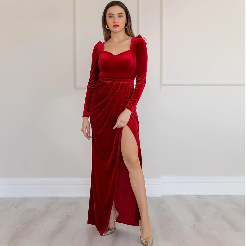 

New in Bespoke Occasion Prom Long Cocktail of Dresses for Women Party Wedding Evening Gown Simple and Elegant Formal Dress Robe