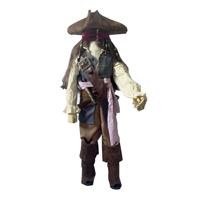 

Caribbean Pirate Grand Heritage Collection Deluxe costume Jack Sparrow luxury set for kid 11