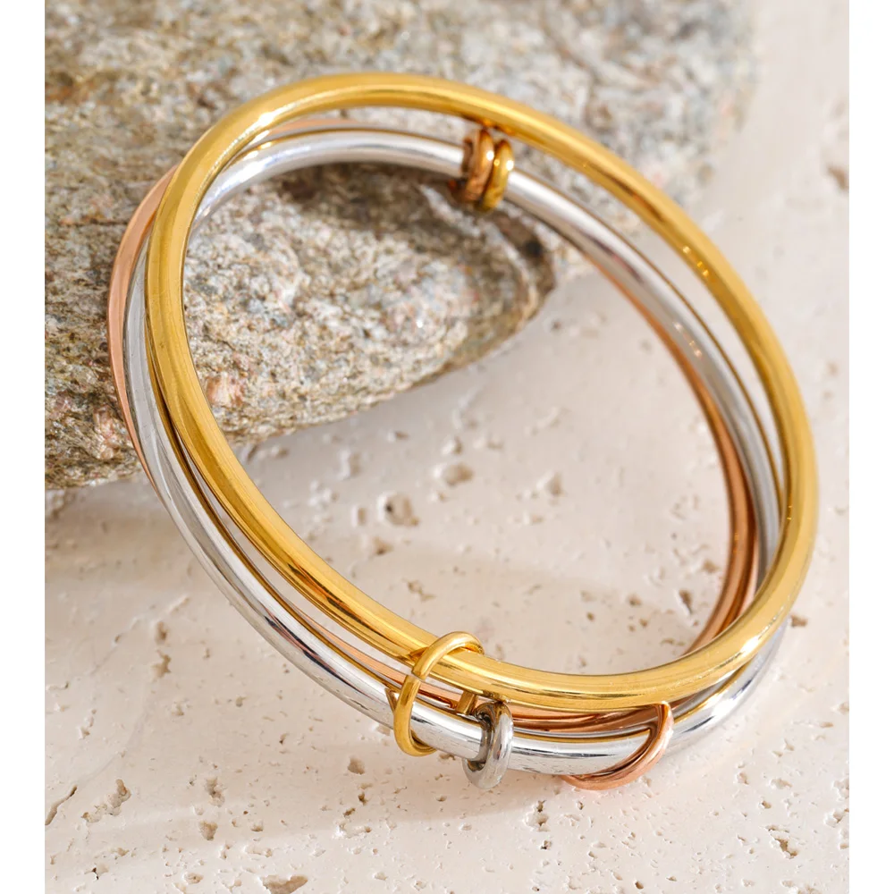 Yhpup 62mm Stainless Steel Bracelet Women