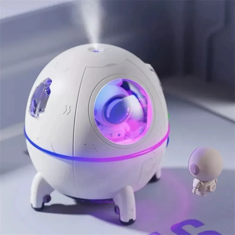 220ML Desktop Humidifier Portable USB Astronaut Air Humidifier Diffuser for Home With Colorful Light 3